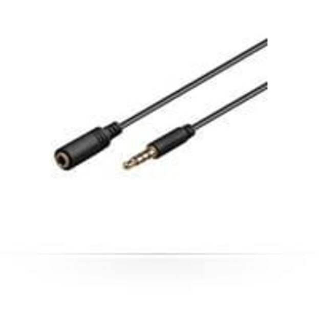 MicroConnect - 3.5mm Minijack slim Extension Cable, 3m