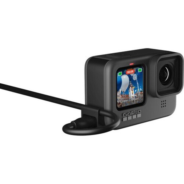 GoPro - USB Pass-Through Door for HERO10 & HERO9 Black