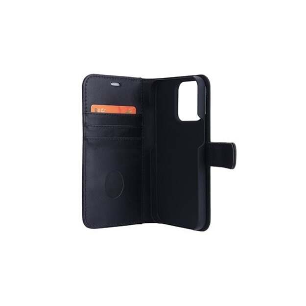 RadiCover - Radiationprotected Mobilewallet Leather iPhone - iPhone 13 Pro Exclusive 2in1 Black