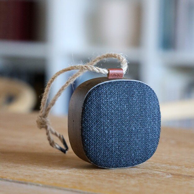 SACKit - Go Wood Portable Bluetooth Speaker - Smoked Oak - S