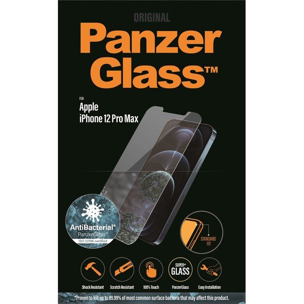 PanzerGlass - Screen Protector Apple iPhone 12 Pro Max - Standard Fit