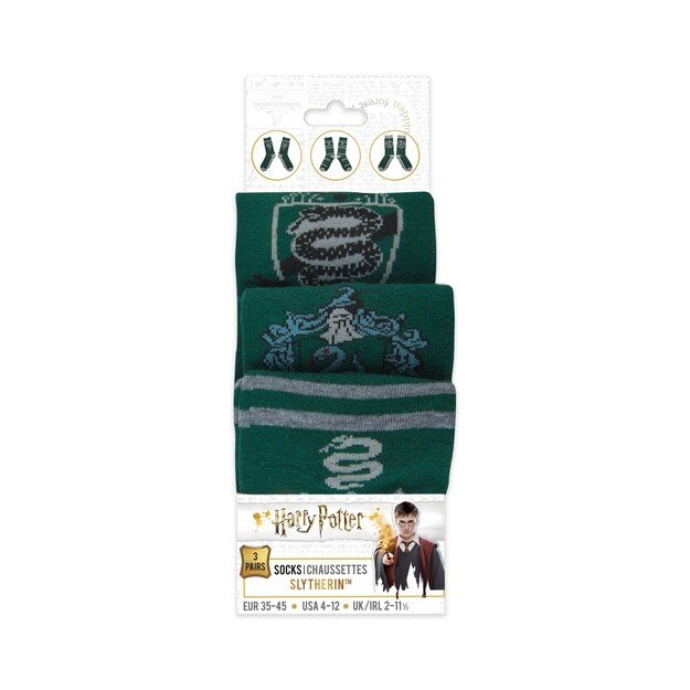 Harry Potter - Slytherin - 3 pairs of Socks