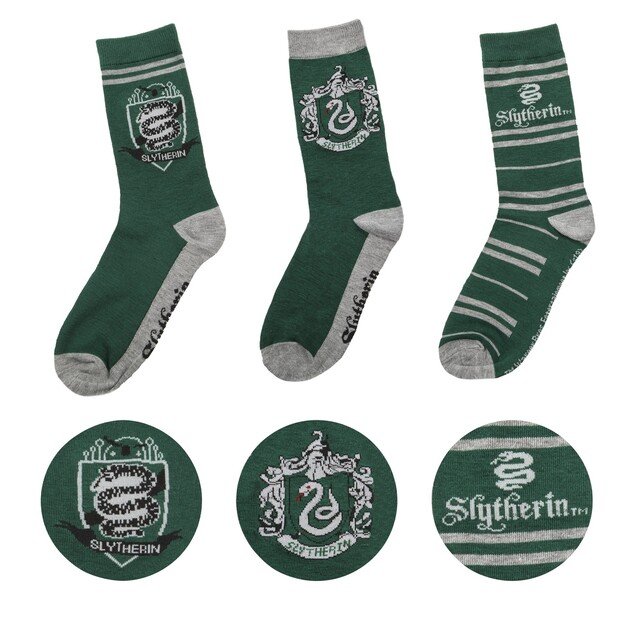 Harry Potter - Slytherin - 3 pairs of Socks