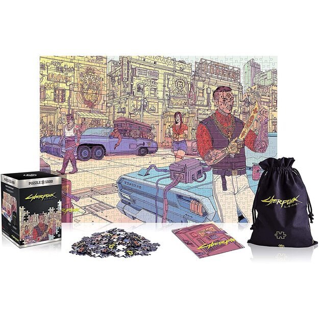 Cyberpunk 2077: Valentinos puzzles 1500 pcs