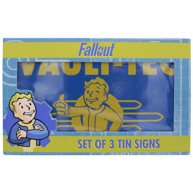 Fallout Tin Sign Set