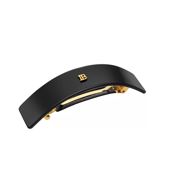 Balmain Paris - Cellulose Acetate Barrette pour Cheveux Large Black