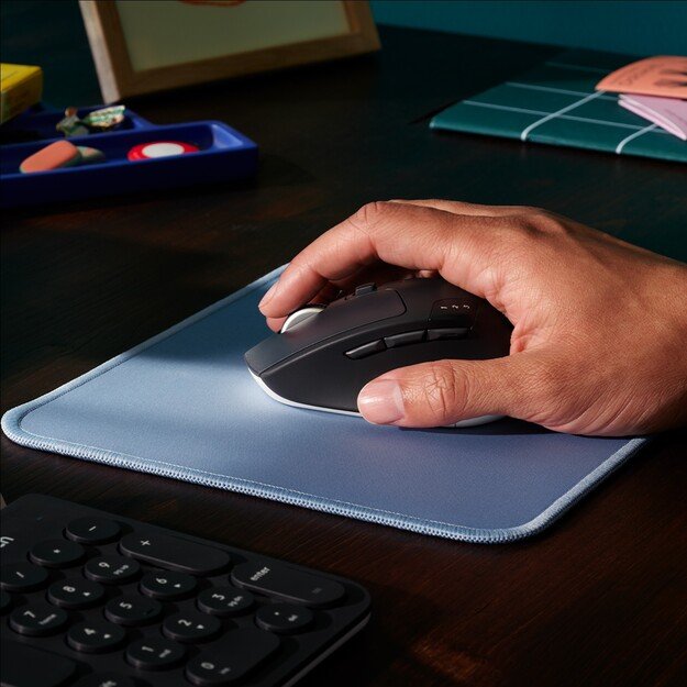 Logitech - Studio Series Mouse Pad - Blue/Grey