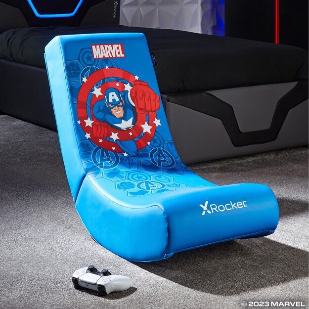 Xrocker Marvel Video Rocker Chair - Hero - Captain America