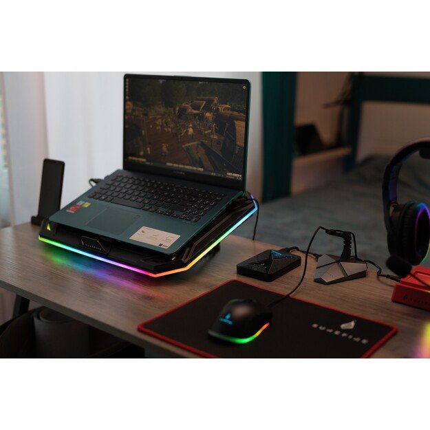 SUREFIRE - Bora X1 Gaming Cooling Pad RGB