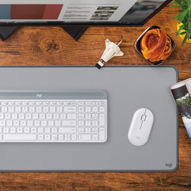 Logitech - Studio Series Desk Mat - Grey