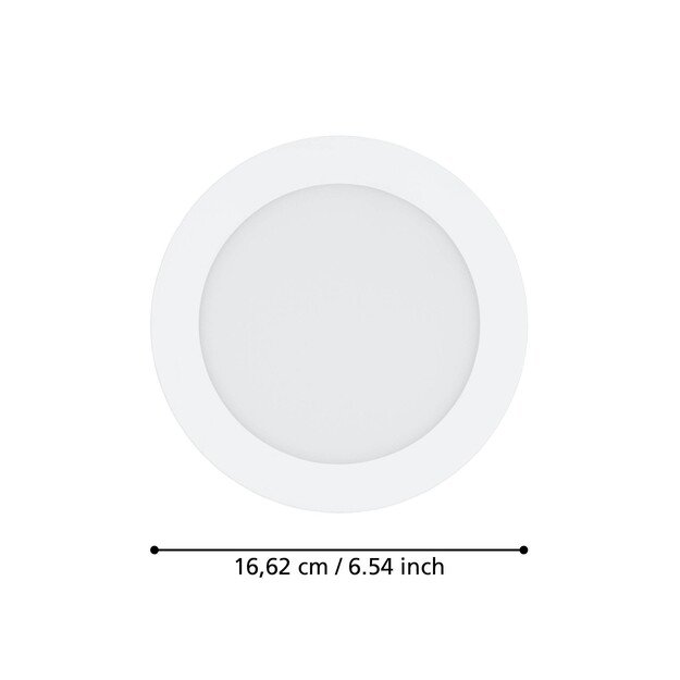 EGLO - Fueva-Z Recessed Light, White Ø16.5 - TW - Zigbee, Bluetooth