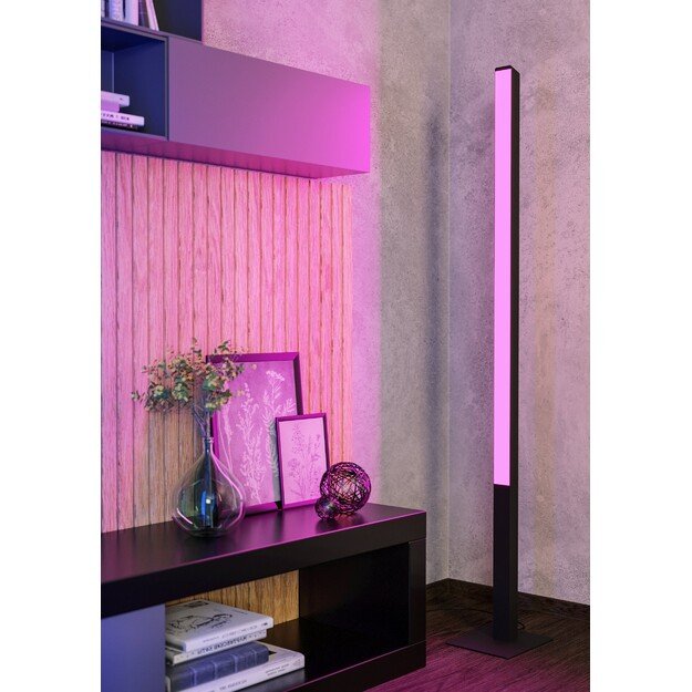 EGLO - Simolaris-Z floor lamp black H161.5 - RGB + TW - Zigbee, Bluetooth