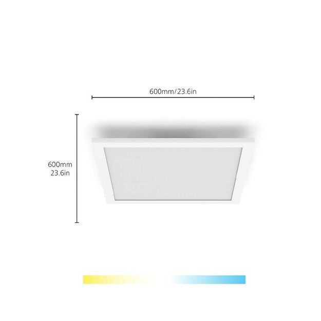 WIZ - Panel  Ceiling light Square 36W