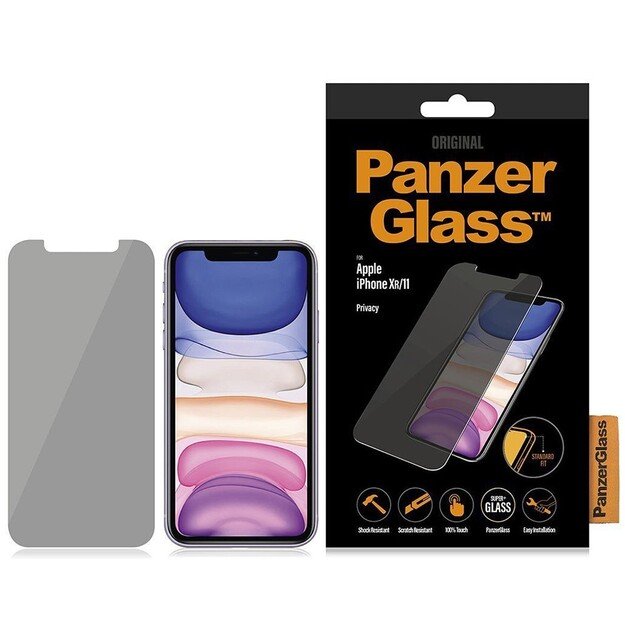 PanzerGlass - Privacy Screen ProtectorApple iPhone 11 - XR - Standard Fit