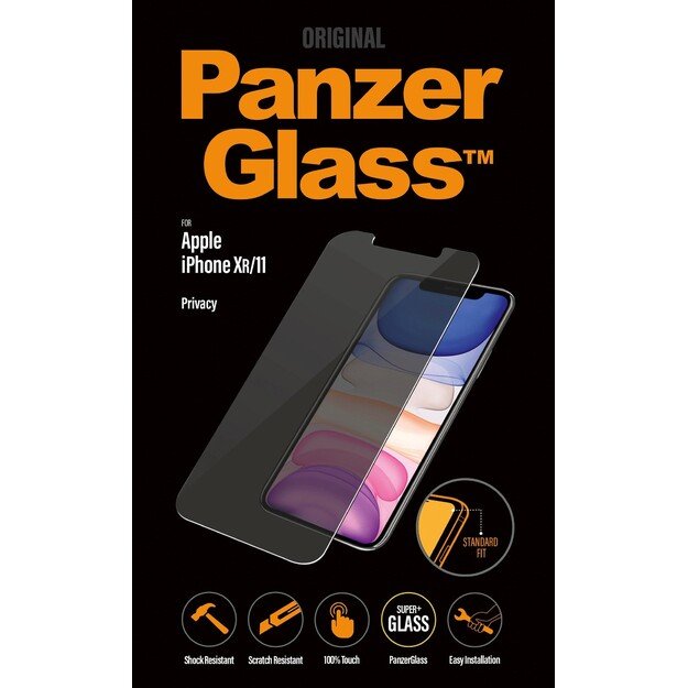 PanzerGlass - Privacy Screen ProtectorApple iPhone 11 - XR - Standard Fit