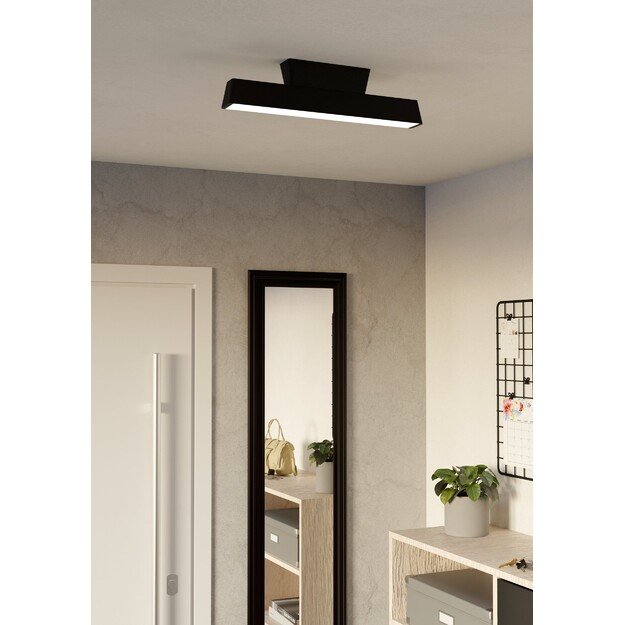 EGLO - Simolaris-Z ceiling lamp black L47 - RGB + TW - Zigbee, Bluetooth