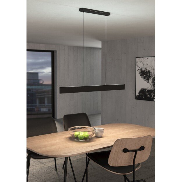 EGLO - Andreas-Z long table pendant black L117 - RGB + TW - Zigbee, Bluetooth