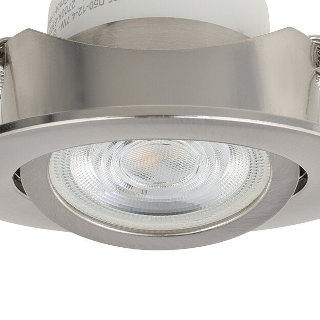 EGLO - Saliceto-Z recessed light brushed steel Ø8.8 - RGB + TW - Zigbee, Bluetooth