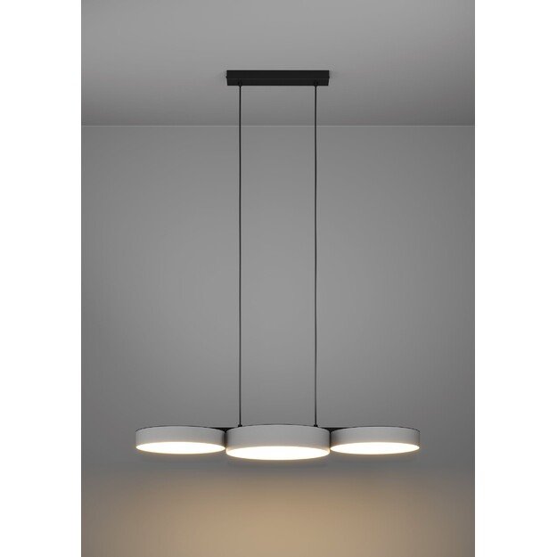 EGLO - Barbano-Z long table pendant gray L84.5 - RGB + TW - Zigbee, Bluetooth