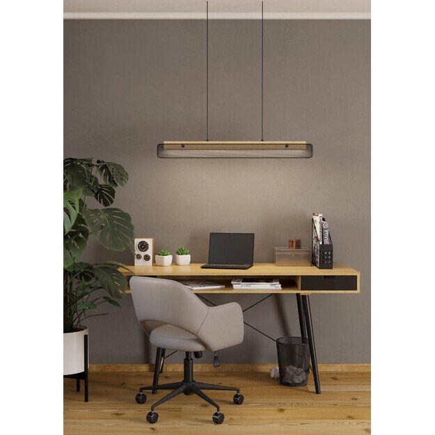 EGLO - Kokomo-Z Long Table Pendant Black L99 - RGB + TW - Zigbee, Bluetooth