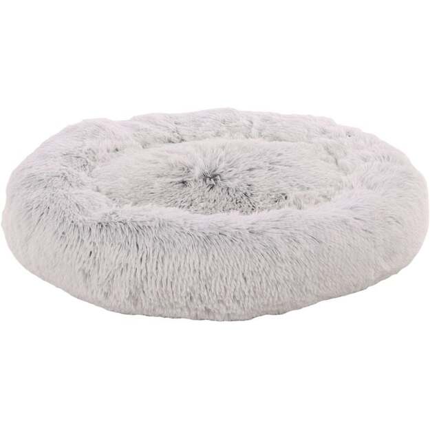 FLAMINGO - Dogbed Alba Round - White/Grey - 70cm