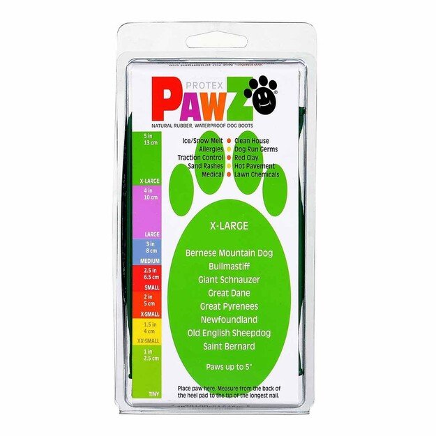 PAWZ - Dog boots Xl - Green (632.8052)