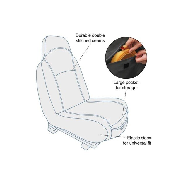 KURGO - Rover Car seat Cover stain and water resistant