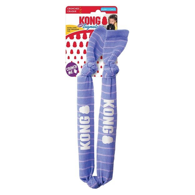 Kong - Puppy Signature Crunch Rope Double - Purple