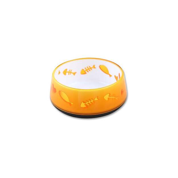 All For Paws - Cat Bowl Heavy Base Orange - (785.0200)