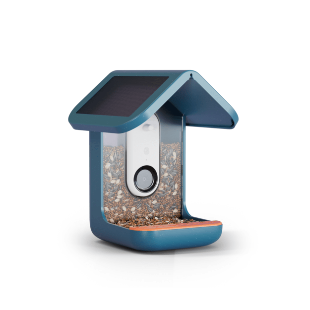 BirdBuddy - Smart Bird Feeder Blue with Solar Panel - (BBG1003BAB)