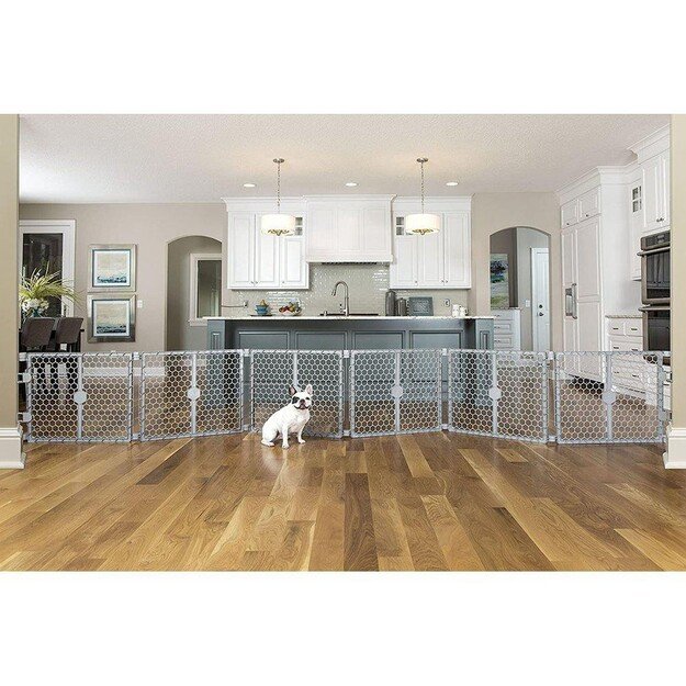 Carlson -  Pet Yard 2-in-1 Plastic Gate & Pen 6-Sektions 71CM High - (704.2002)