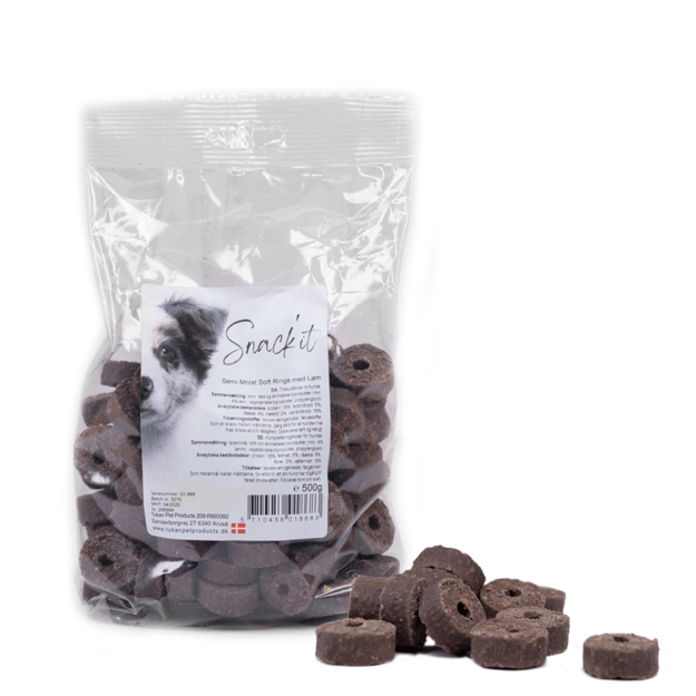 Snack'it - Soft Rings w. Lamb 500g - (01-868)