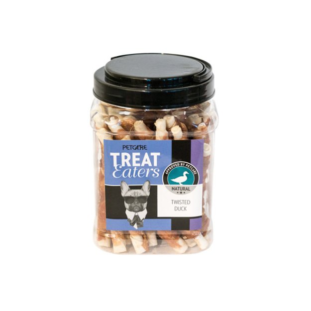 Treateaters - Dogsnack, Twisted duck 400g  - (21868)