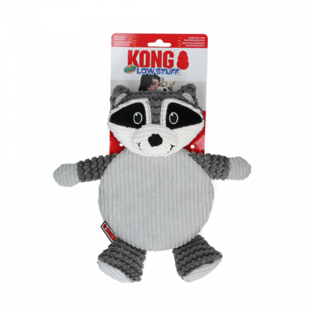 Kong - Low Stuff Crackle Tummiez Raccoon Lg - (KONGLWR13E)