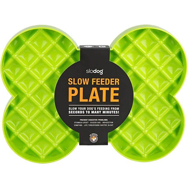 LICKIMAT - Dog Lick mat Slow Feeder Plate Green 35X26X3Cm - (645.5402)