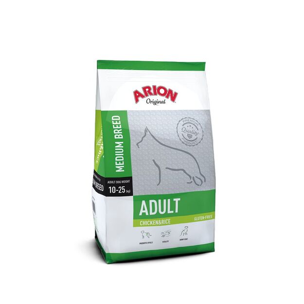 Arion - Dog Food - Adult Medium - Chicken & Rice - 3 Kg (105531)