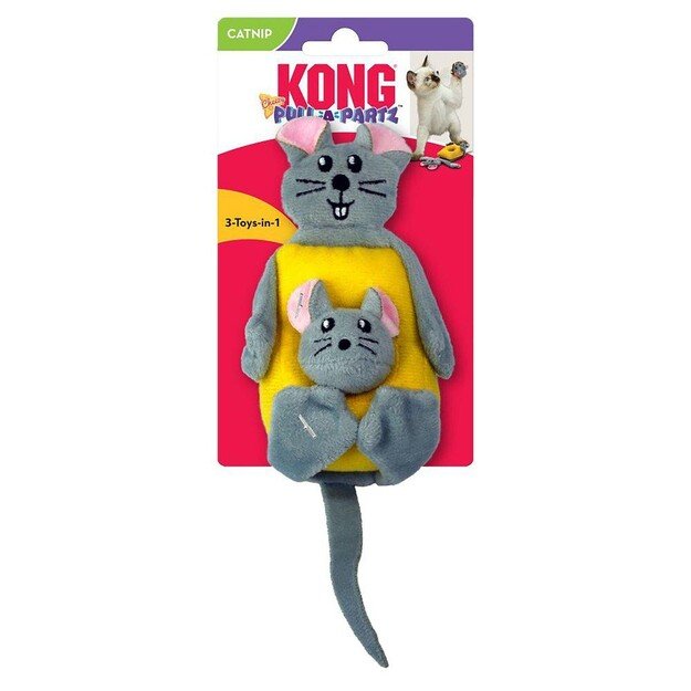 Kong - Cat Pull-A-Partz Cheezy 5,7X6,3X23Cm