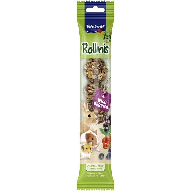 Vitakraft - Rollinis Wildberry for rodents 40g (25728)