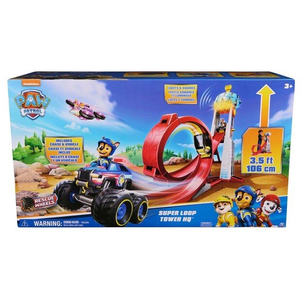Paw Patrol - Rescue Wheels Super Loop HQ Tower 106cm (6069672)