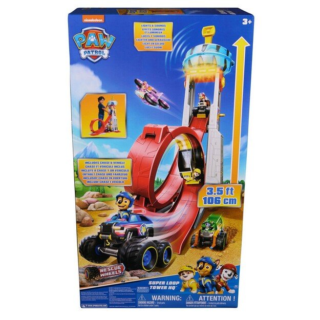 Paw Patrol - Rescue Wheels Super Loop HQ Tower 106cm (6069672)