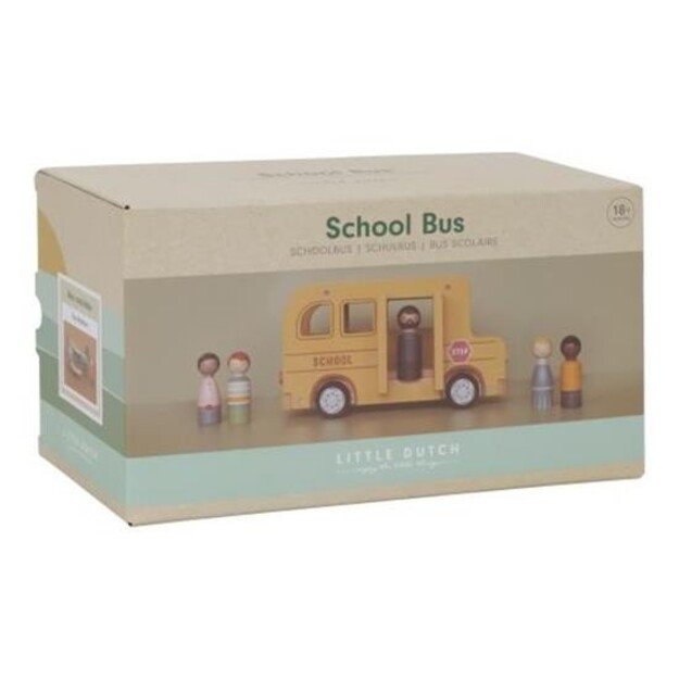 Little Dutch - School Bus with Figures (LD8023)