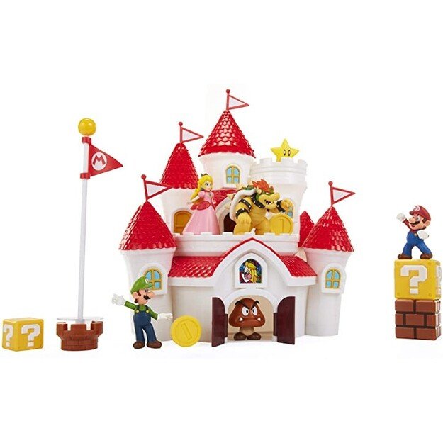Super Mario - Mushroom Kingdom Castle Playset (58541-4L)