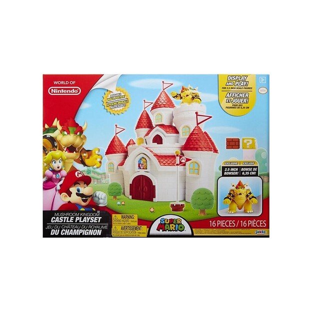 Super Mario - Mushroom Kingdom Castle Playset (58541-4L)