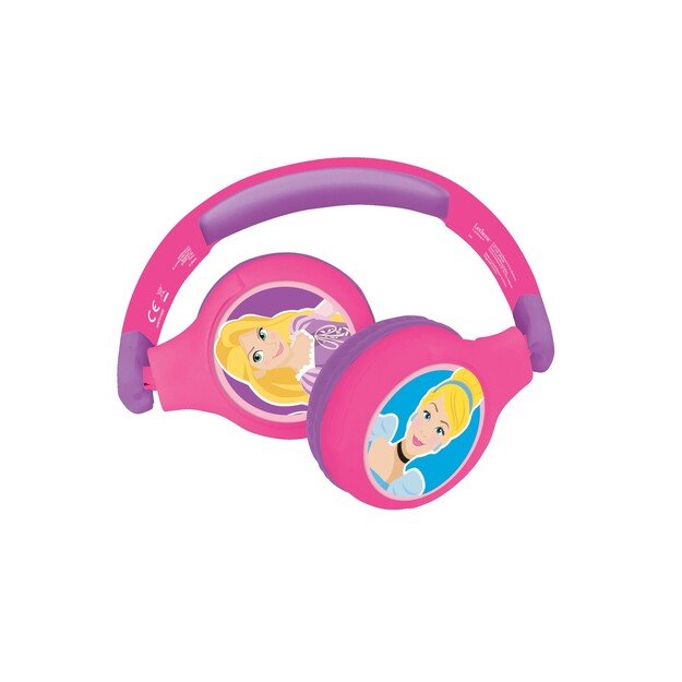 Lexibook - Disney Princess - 2 in 1 Bluetooth® foldable Headphones (HPBT010DP)