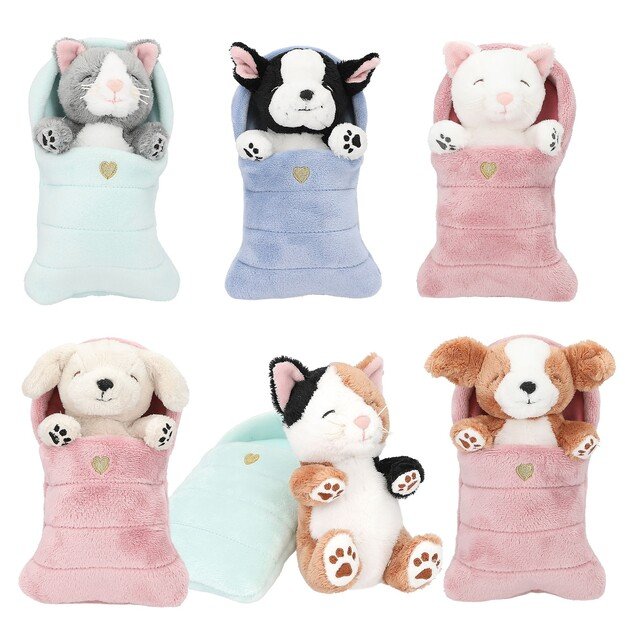 Topmodel - Plush Dogs and Cats in Sleeping Bag - (412867)