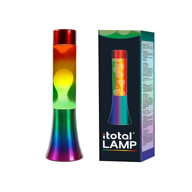 iTotal - Lava Lamp - RAINBOW - 30 cm