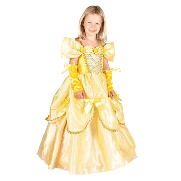 Den Goda Fen - Princess dress - Yellow (110-116 cm) (F60622)