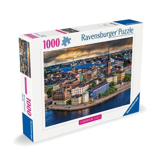 Ravensburger - Puzzle Scandinavian Stockholm Sweden 1000p (12000114)