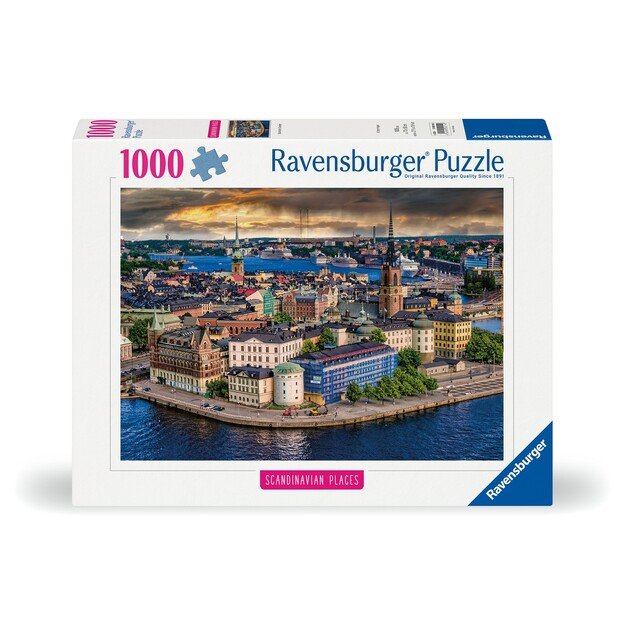 Ravensburger - Puzzle Scandinavian Stockholm Sweden 1000p (12000114)