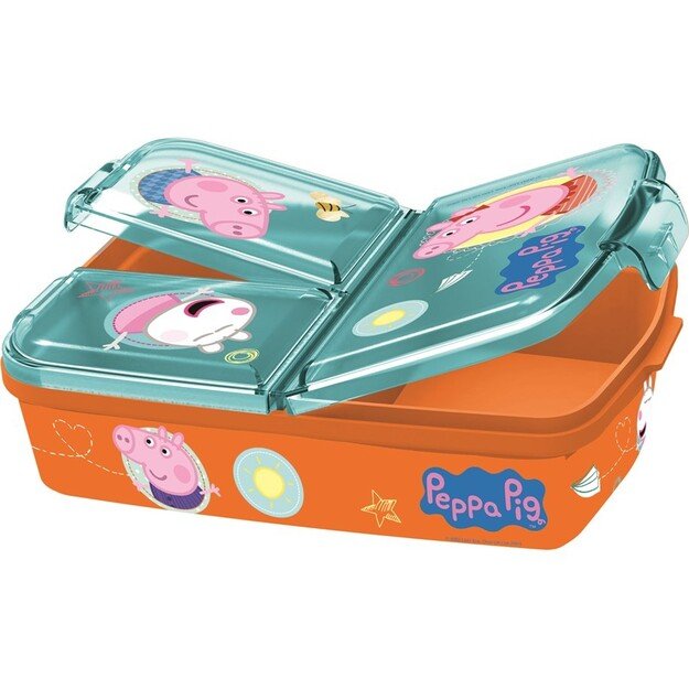 Stor -  Multi Compartment Sandwich Box - Peppa Pig (088808735-13920)